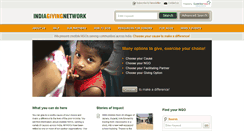 Desktop Screenshot of indiagivingnetwork.org
